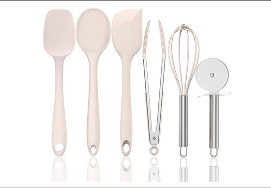 6 Pieces Heat Resistant Silicone Kitchen Utensil Sets For Baking