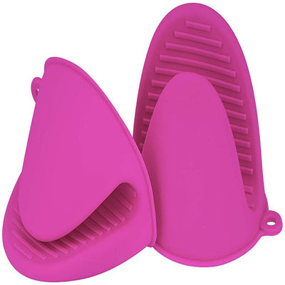 LFGB Approved Oven Mitts Pot Holder , Nontoxic Kitchen Pot Holder Set
