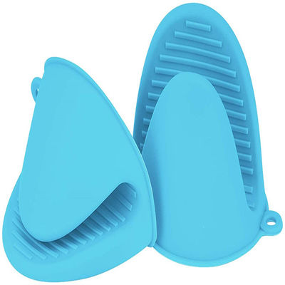 LFGB Approved Oven Mitts Pot Holder , Nontoxic Kitchen Pot Holder Set