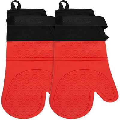 Adjustable Oven Gloves And Pot Holders Multifunction Stainproof