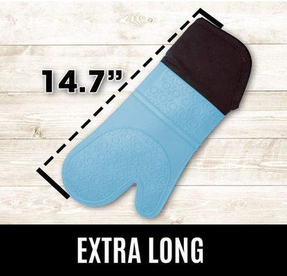 Quilted Liner Oven Mitts Pot Holder BPA Free Flameretardant Steamproof