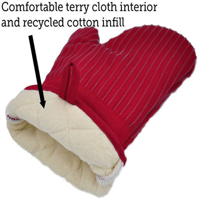 Heat Resistant Silicone Oven Mitts And Pot Holders CU Approved