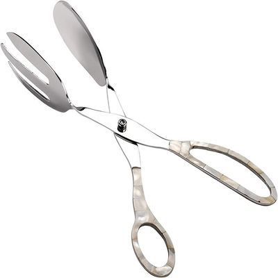 Salad Heavy Duty Stainless Steel Kitchen Tongs For Cooking Matte Polish