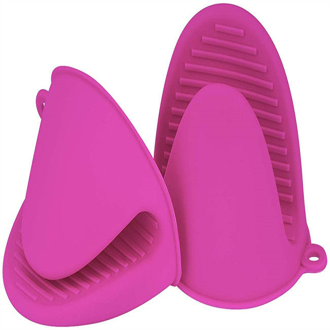 LFGB Approved Oven Mitts Pot Holder , Nontoxic Kitchen Pot Holder Set